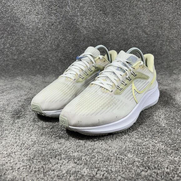 Nike Air Zoom Pegasus 39 FD0796-100 Women's Size 8.5 Sail Citron Running Shoes - Picture 4 of 12
